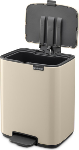 Brabantia Bo kanta s pedalom, 7 l, bež