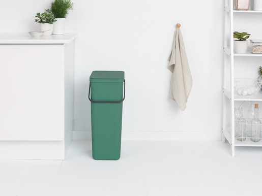 Brabantia Sort & Go kanta za recikliranje, 40 l, zelena
