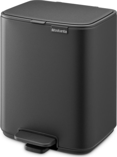 Brabantia Bo kanta s pedalom, 7 l, mineralna siva