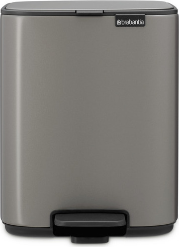 Brabantia Bo kanta s pedalom, 7 l, platina