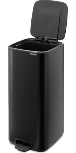 Brabantia Bo kanta s pedalom, 30 l, mat crna