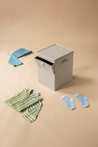 Brabantia kutija za rublje nasloživa, 35 l, siva