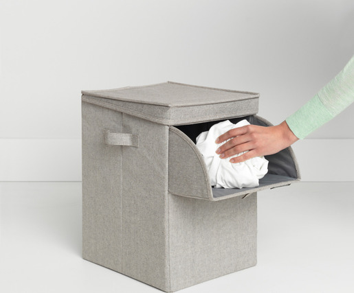 Brabantia kutija za rublje nasloživa, 35 l, siva