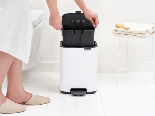 Brabantia Bo kanta s pedalom, 7 l, bijela