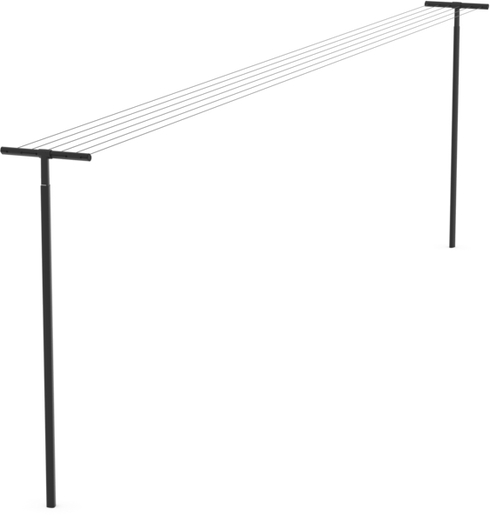 Brabantia HangOut sušilo za rublje sa stupovima, 50 m, crna