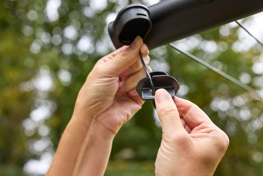 Brabantia HangOut sušilo za rublje sa stupovima, 50 m, crna