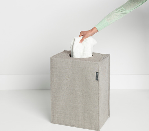 Brabantia pravokutna vrećica za rublje, 55 l, siva
