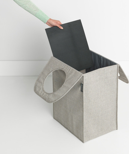 Brabantia pravokutna vrećica za rublje, 55 l, siva
