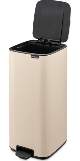Brabantia Bo kanta s pedalom, 30 l, bež