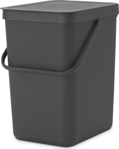 Brabantia Sort & Go koš za otpad, 25 l, siva