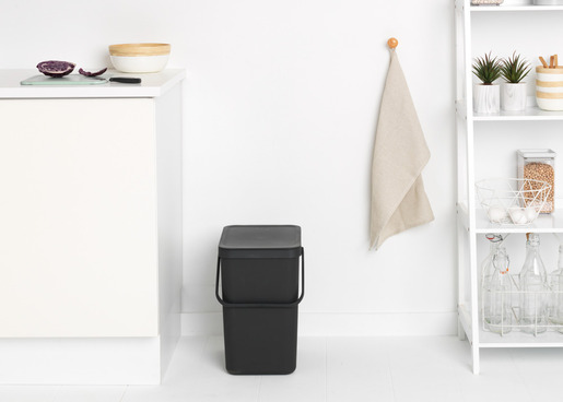 Brabantia Sort & Go koš za otpad, 25 l, siva