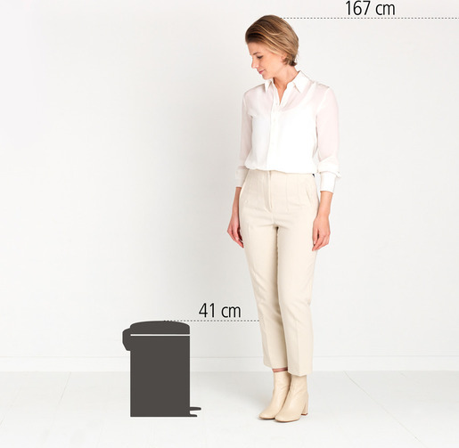 Brabantia NewIcon kanta s pedalom, 12 l, sjajni čelik