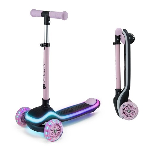 Kinderkraft romobil RAKET LED, Pink