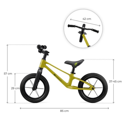 Kinderkraft balans bicikl ETER, Lime