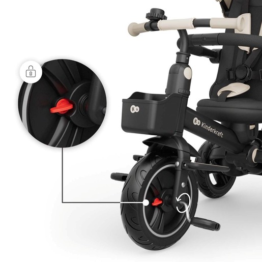 Kinderkraft Tricikl SPINSTEP 2 PLUS, bež