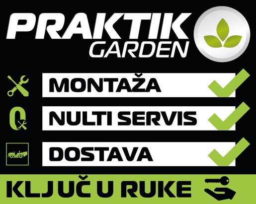 Praktik Garden ključ u ruke - nulti servis, sklapanje, dostava na adresu