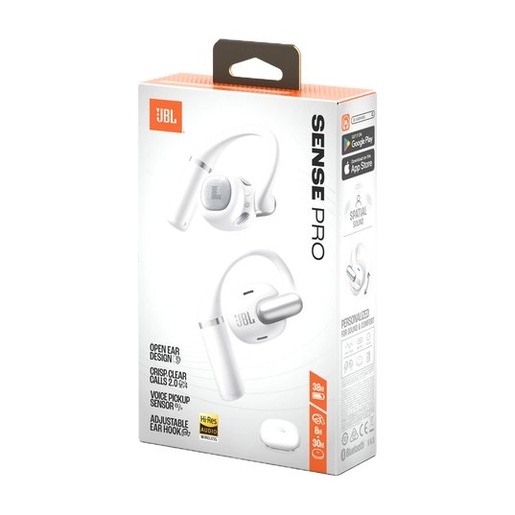 JBL Sense Pro, bežične in-ear slušalice, bijele