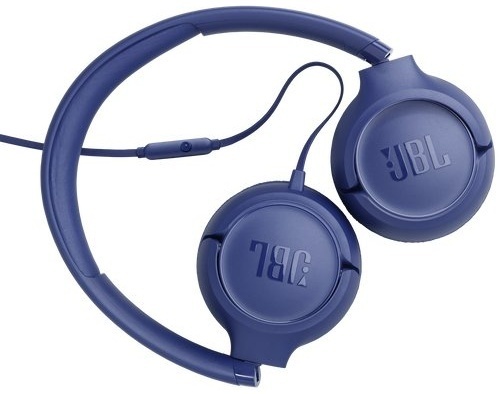 JBL Tune 530, žične on-ear slušalice, plave