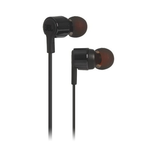 JBL Tune 210, žične in-ear slušalice, crne