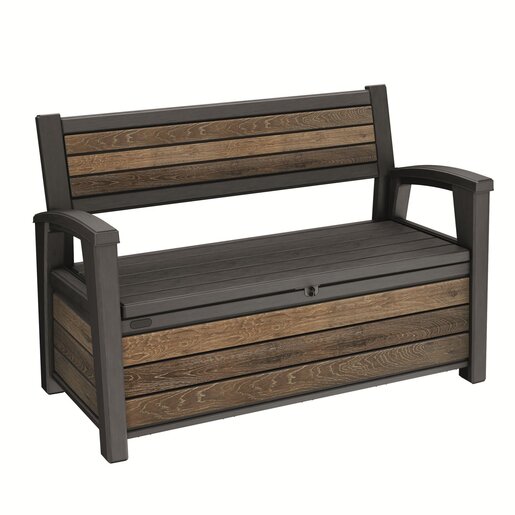 KETER Deco vrtna klupa, orah