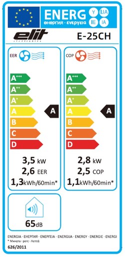 Elit prijenosna klima E-25CH WIFI SmartAir