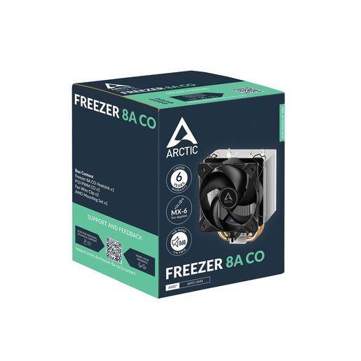 Hladnjak za procesor Arctic Freezer 8A CO, AMD AM4/AM5, 100mm, ACFRE00162A