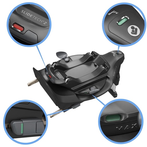 Maxi-Cosi baza FamilyFix Slide Pro - Black