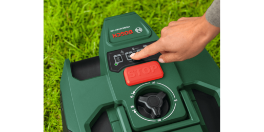 BOSCH robotska kosilica VISIMOW18V-100, širina košnje 16 cm, 18V, 3 rotirajuća noža, karton