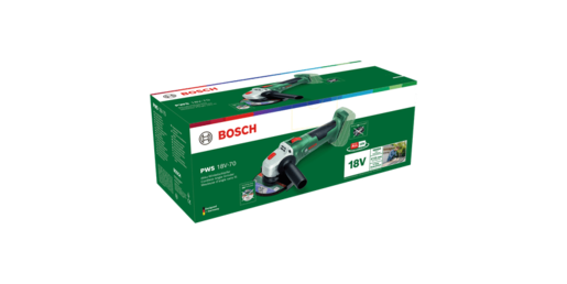 BOSCH akumulatorska kutna brusilica PWS 18V-70, promjer ploče 125 mm, 18V