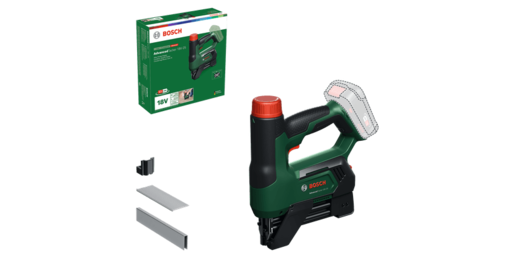 BOSCH akumulatorski pribijač AdvancedTacker 18V-25, udarci 30 min-1, spajalice + čavli + vodilica za mjerenje udaljenosti, karton