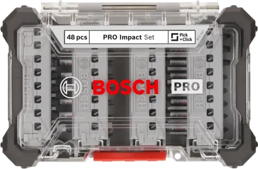 BOSCH Professional set bitova izvijača PRO Impact, 48 kom