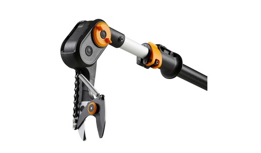 FISKRS akumulatorske teleskopske škare za grane eTreePruner, 12V Li-ion, 4.0Ah, okretna glava, za grane do 32mm, visina 6 m, solo alat