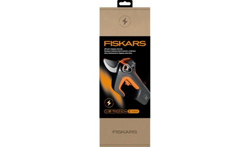 FISKARS akumulatorske vrtne škare ePrunerL, 12V Li-ion, 4.0Ah, brushless, za grane do 30 mm, solo alat