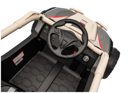 Licencirani buggy Kawasaki bež - auto na akumulator