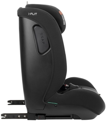 Kikka Boo autosjedalica i-Flit i-Size,  Grupa 1, 2, 3 (9-36 kg) (76-150 cm) - Black