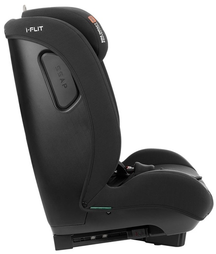 Kikka Boo autosjedalica i-Flit i-Size,  Grupa 1, 2, 3 (9-36 kg) (76-150 cm) - Black