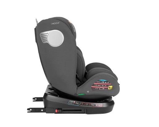 Kikka Boo autosjedalica i-Moove 2 i-Size, Grupa 0+, 1, 2, 3 (0-36 kg) (40-150 cm) - Dark Grey