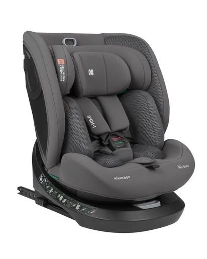 Kikka Boo autosjedalica i-Hike i-Size, Grupa 0+, 1, 2, 3 (0-36 kg) (40-150 cm) - Dark Grey 2025