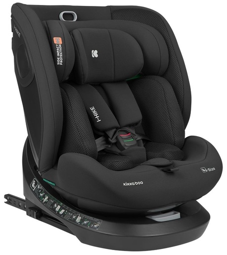 Kikka Boo autosjedalica i-Hike i-Size, Grupa 0+, 1, 2, 3 (0-36 kg) (40-150 cm) - Black 2025