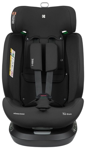 Kikka Boo autosjedalica i-Hike i-Size, Grupa 0+, 1, 2, 3 (0-36 kg) (40-150 cm) - Black 2025