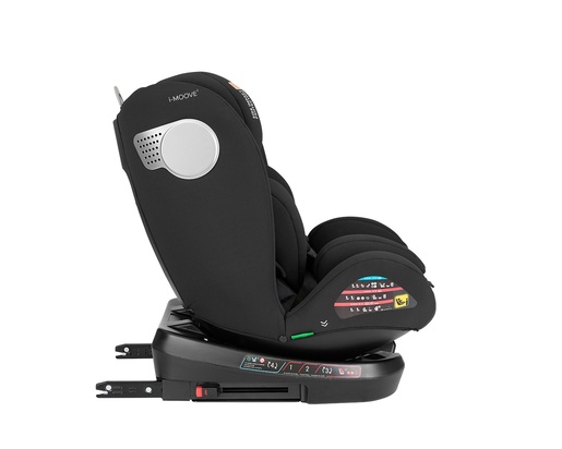 Kikka Boo autosjedalica i-Moove 2 i-Size, Grupa 0+, 1, 2, 3 (0-36 kg) (40-150 cm) - Black