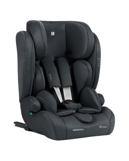 Kikka Boo autosjedalica i-Cross i-Size, Grupa 1, 2, 3 (9-36 kg) (76-150 cm) - Dark Grey