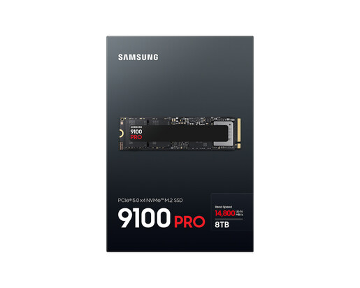 SSD Samsung 9100 Pro 8TB M.2 NVMe, crni, MZ-VAP8T0BW