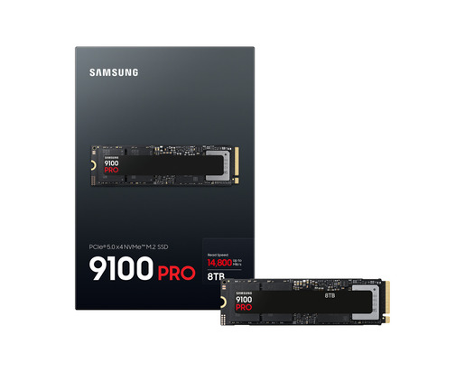 SSD Samsung 9100 Pro 8TB M.2 NVMe, crni, MZ-VAP8T0BW