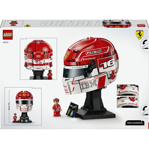 LEGO® Editions Scuderia Ferrari HP Charles Leclerc – kaciga 43014