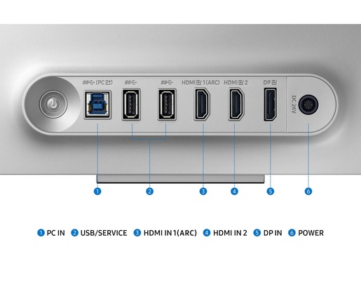 Samsung 32" LS32DG802SUXDU, UHD, OLED, 240Hz, HAS, monitor