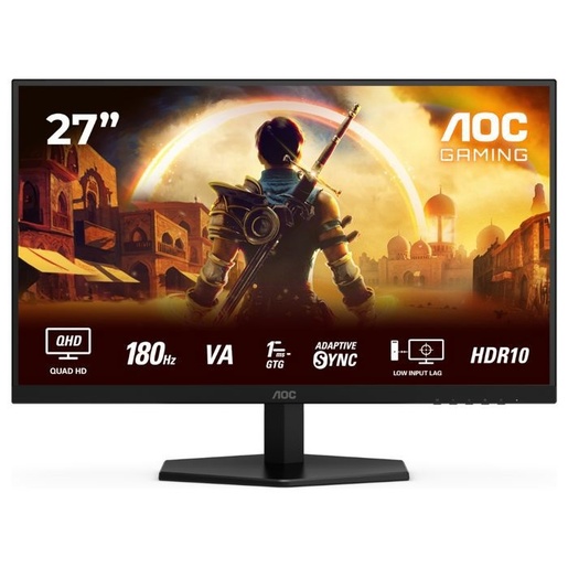 AOC 27" Q27G42XNE, QHD, 180Hz, 2x HDMI, DisplayPort, zvučnici, monitor