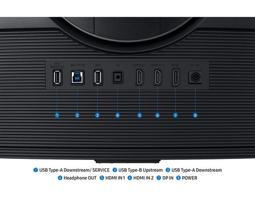 Samsung 37" LS37FG750EUXEN, UHD, VA, 165Hz, HDMI, DisplayPort, monitor