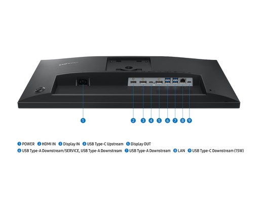 Samsung 24" LS24F434UAUXEN, FHD, IPS, 100Hz, USB-C, HAS, monitor