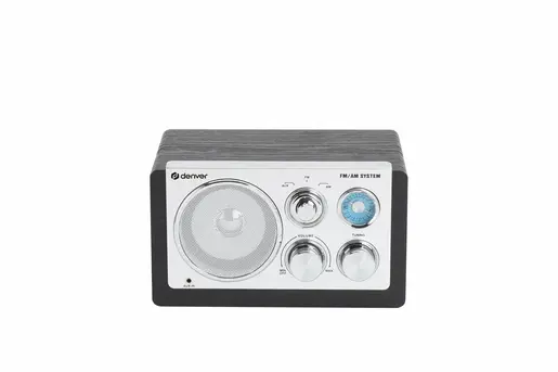 Denver TR-63 AM/FM radio, crni